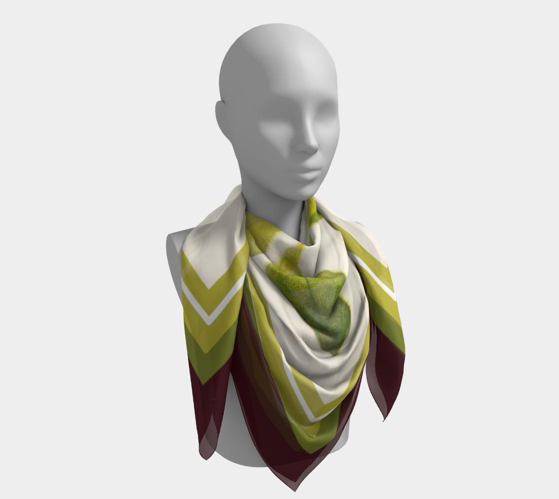 Vintage Plums with Dark Purple Border Square Silk Scarf