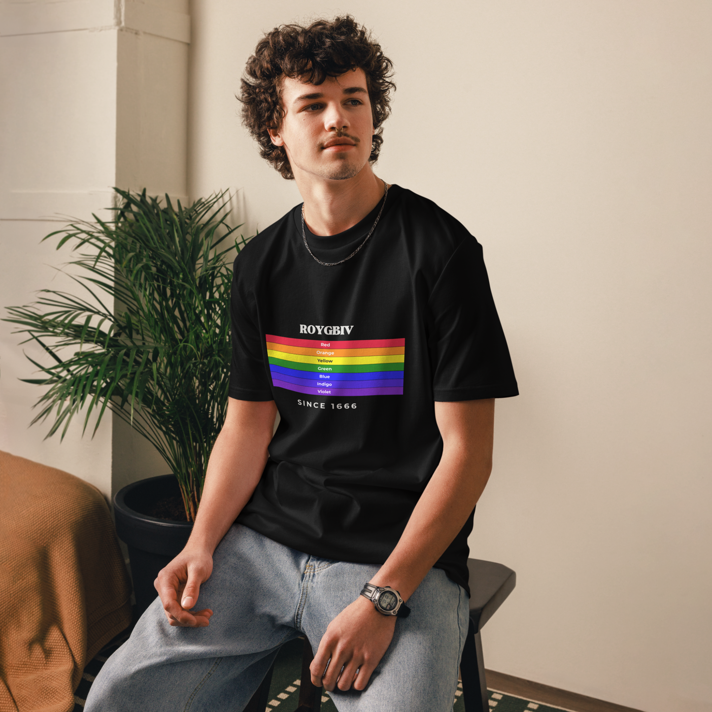ROYGBIV Unisex organic cotton t-shirt
