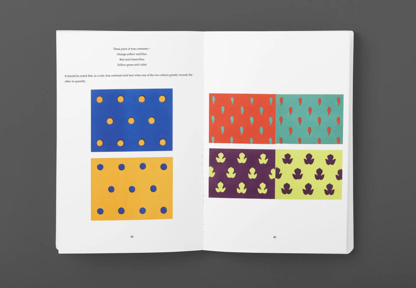 Hardcover book titled "Suggestions for the Study of Colour" by Solar Spectrum Press, featuring a colorful cover design.
