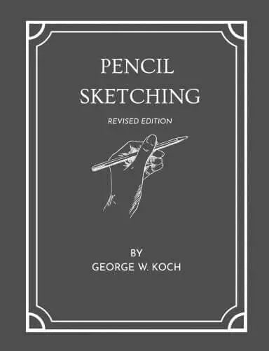 Hardcover book "Pencil Sketching Revised" by Solar Spectrum Press, featuring a front view of the book cover.