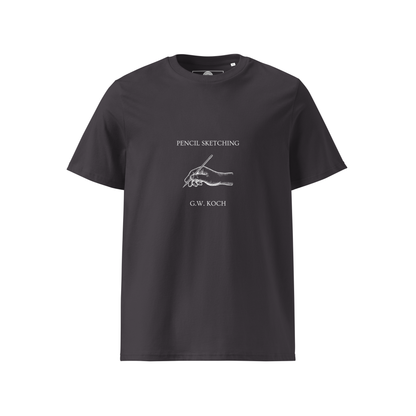 Pencil Sketching Design Unisex organic cotton t-shirt
