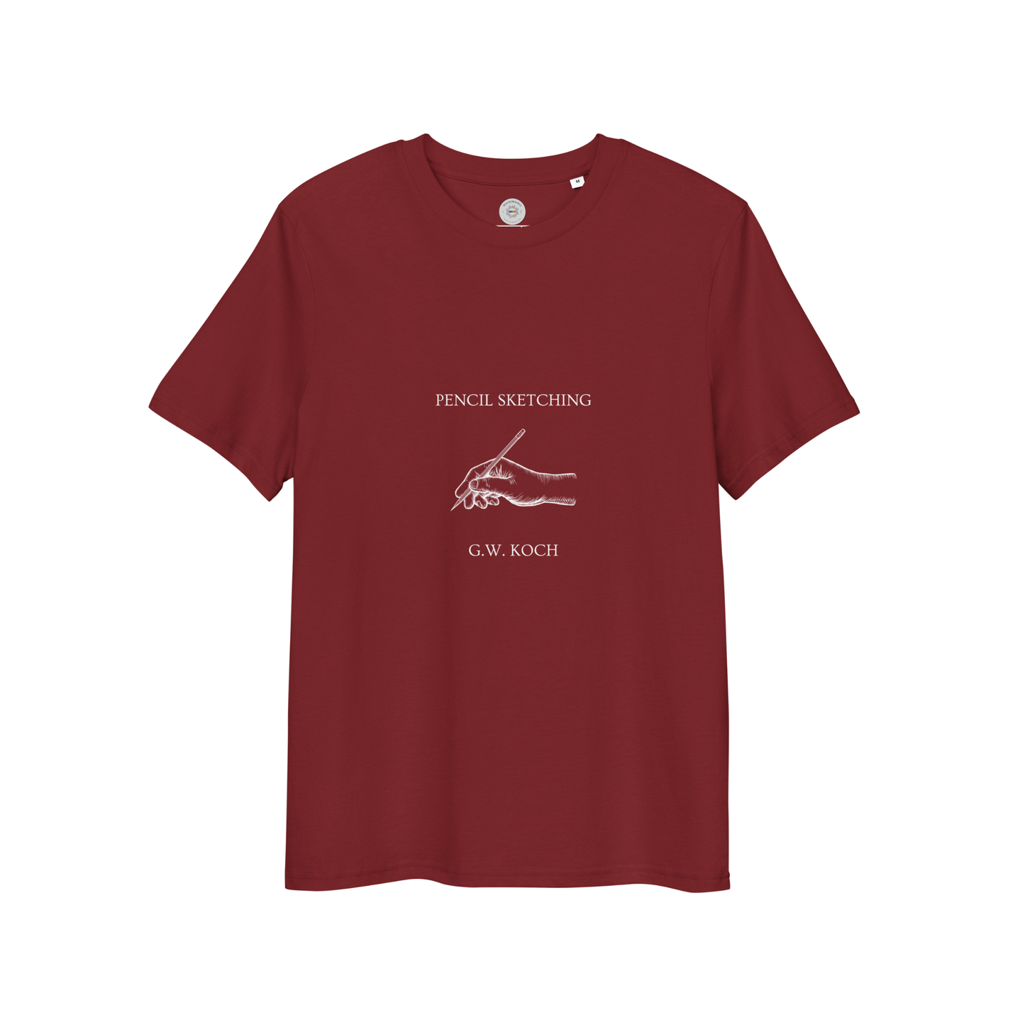 Pencil Sketching Design Unisex organic cotton t-shirt
