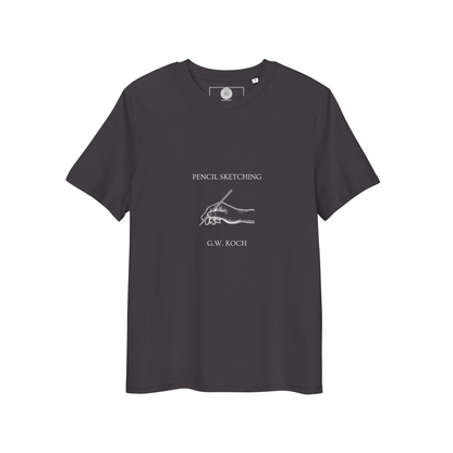 Pencil Sketching Design Unisex organic cotton t-shirt