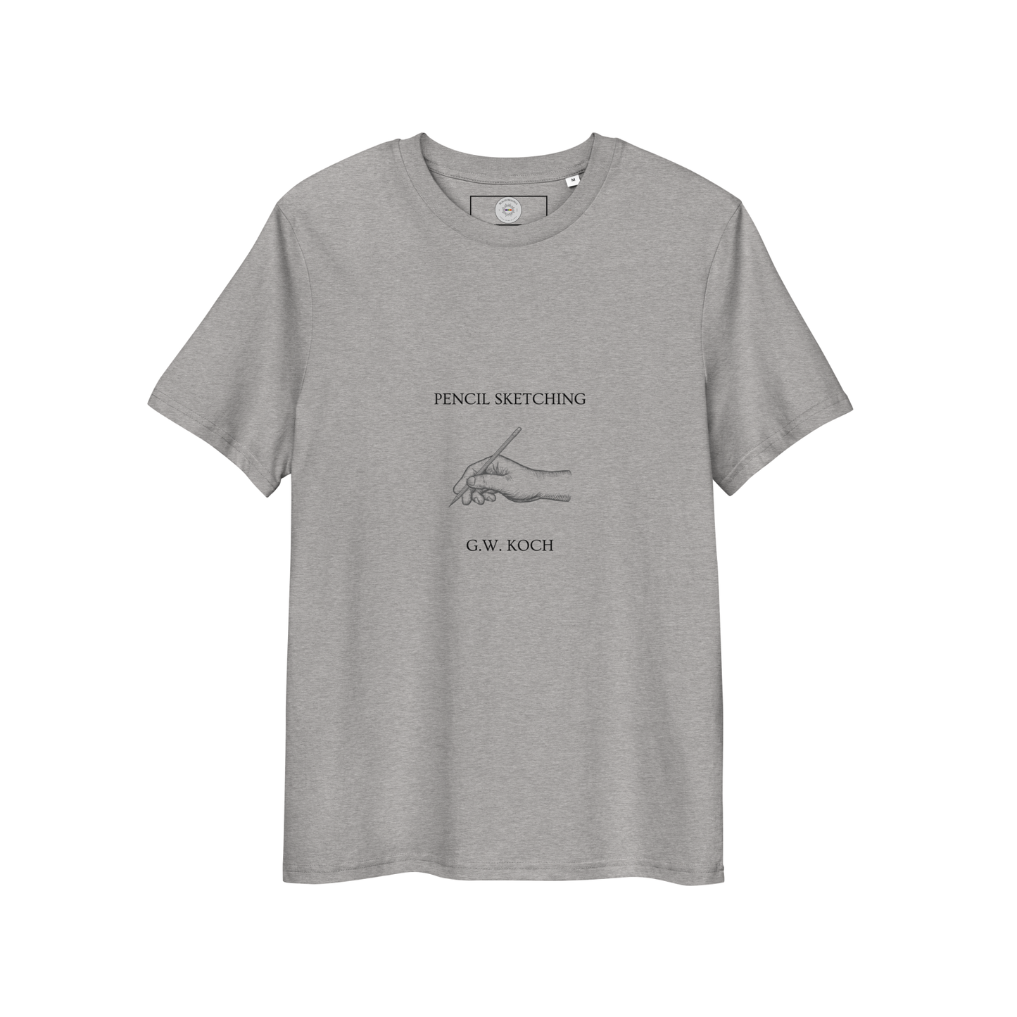 Pencil Sketching Unisex organic cotton t-shirt