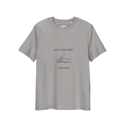 Pencil Sketching Unisex organic cotton t-shirt
