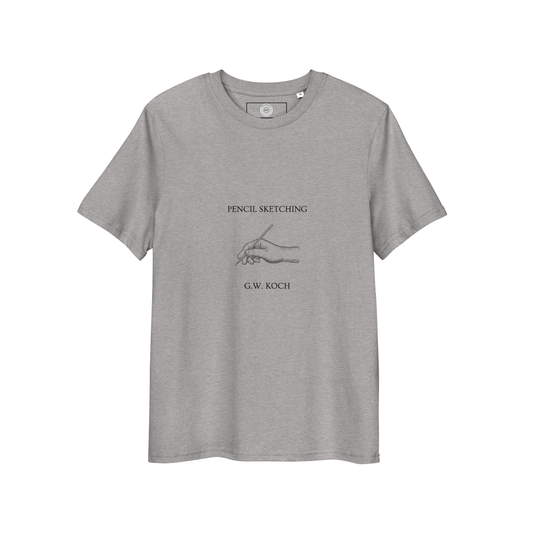 Pencil Sketching Unisex organic cotton t-shirt
