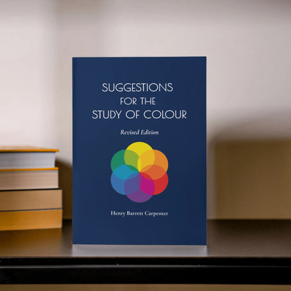 Paperback book titled "Suggestions for the Study of Colour" by Solar Spectrum Press, featuring a colorful cover design.