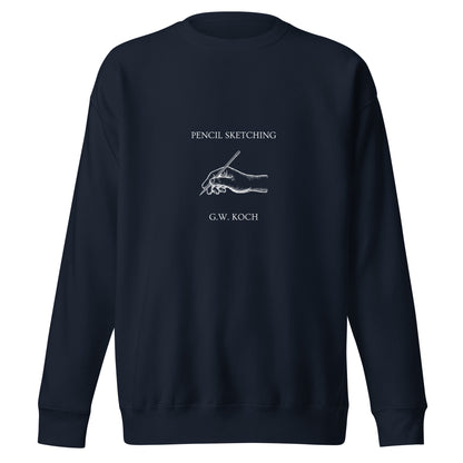 Pencil Sketching Unisex Premium Sweatshirt