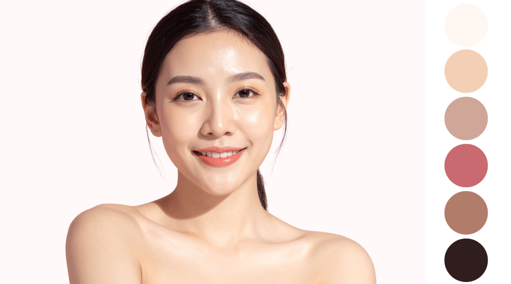 The Natural Order of Color in a beautiful Asian Woman