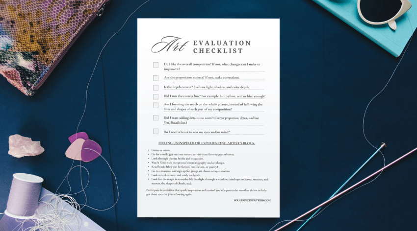 Art Inspiration Checklist