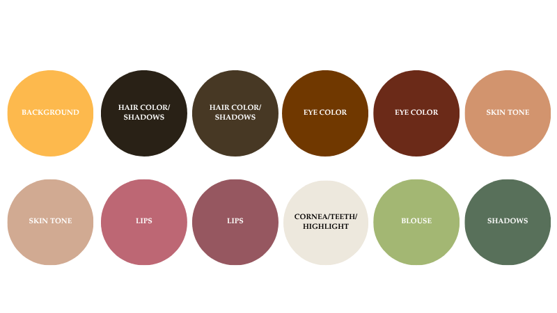 Portrait Color Palette Breakdown