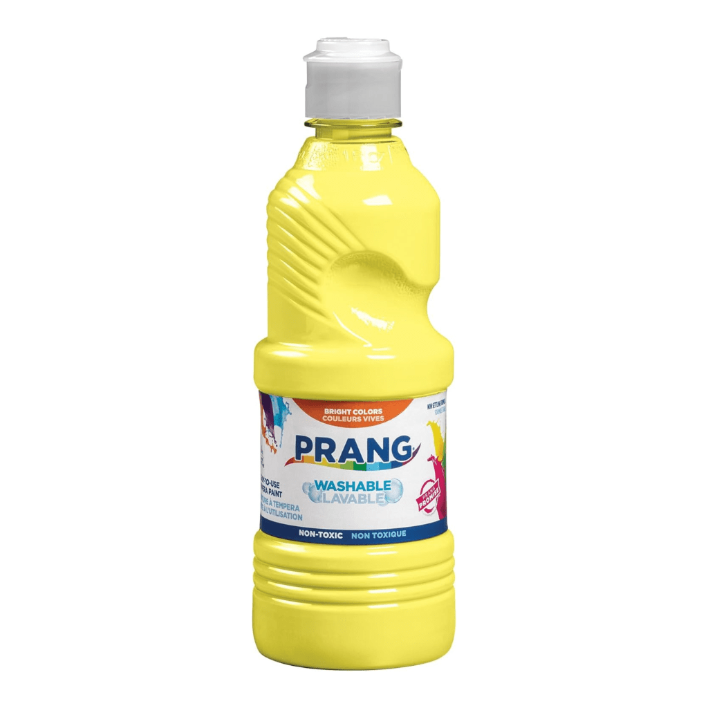 Washable Water-Based Yellow Paint for Finger Painting