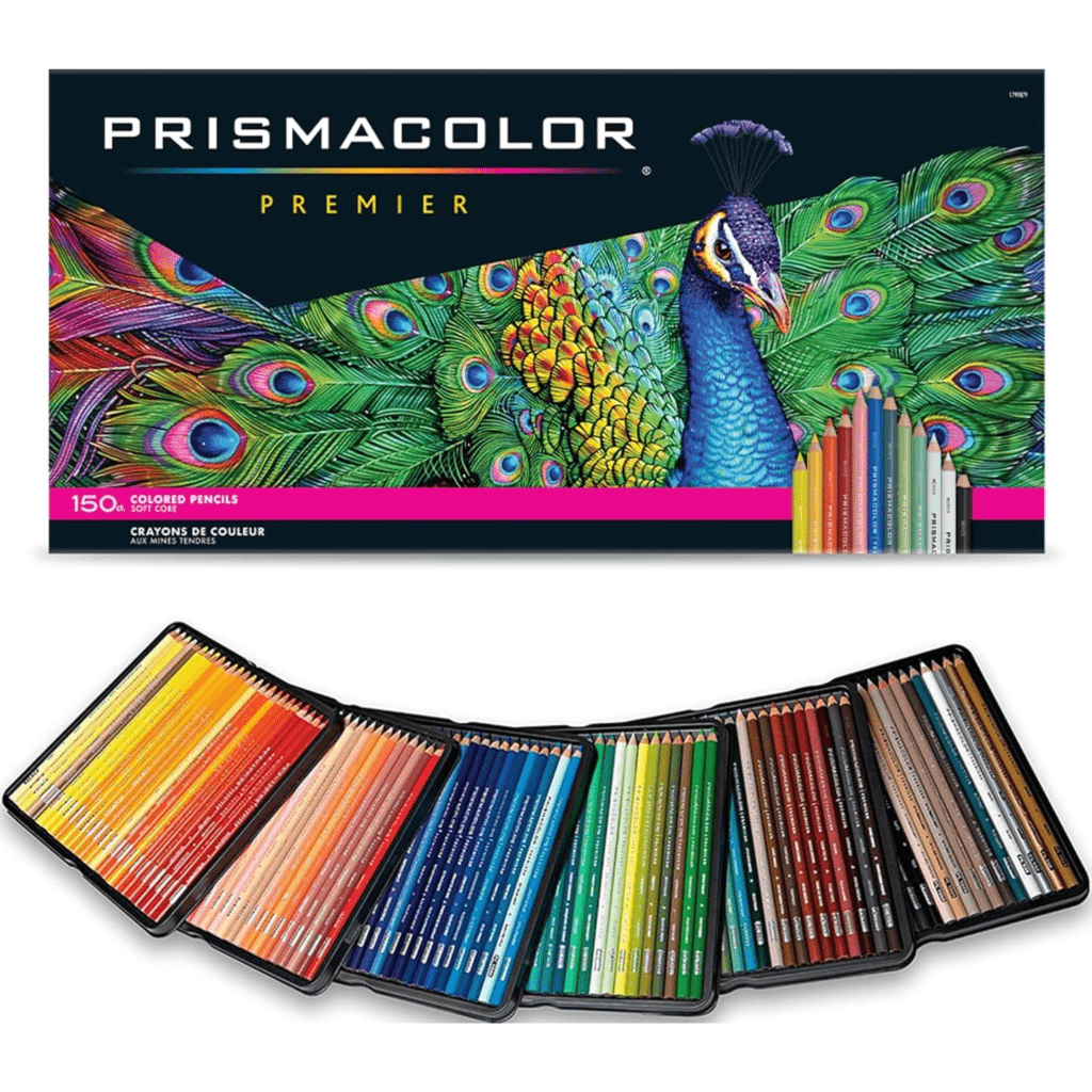 Prismacolor Premier Colored Pencils, Soft Core, Assorted Colors, 150 Count