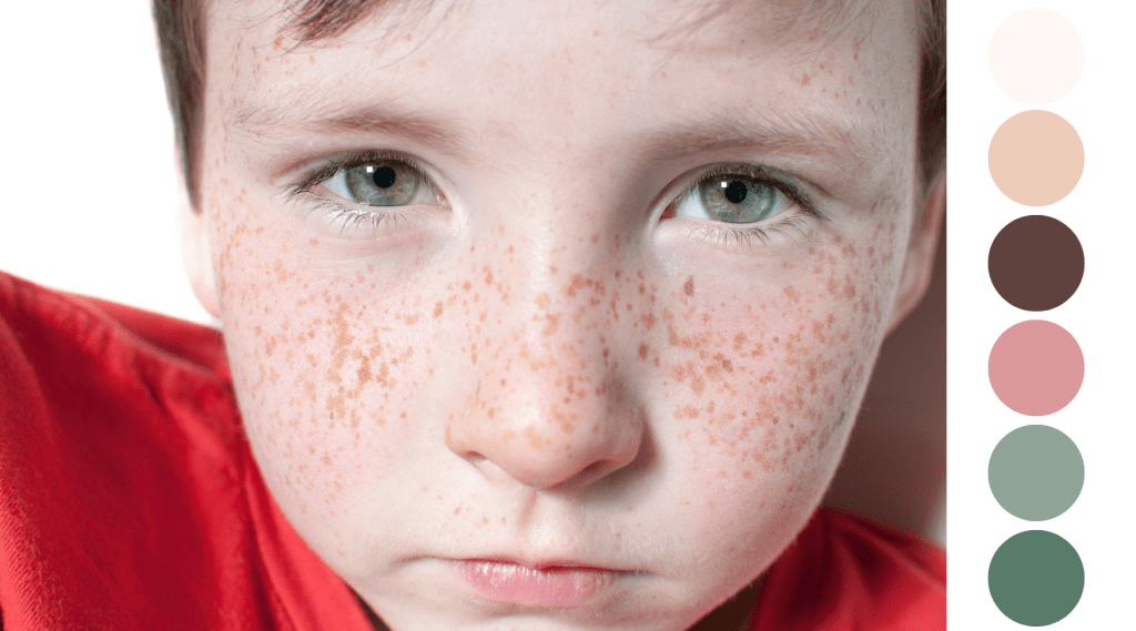 The Natural Order of Color in a Redheaded Child
