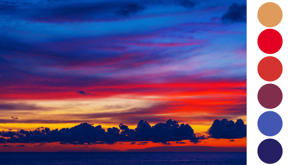 Vivid Dusk Scene | The Natural Order of Color