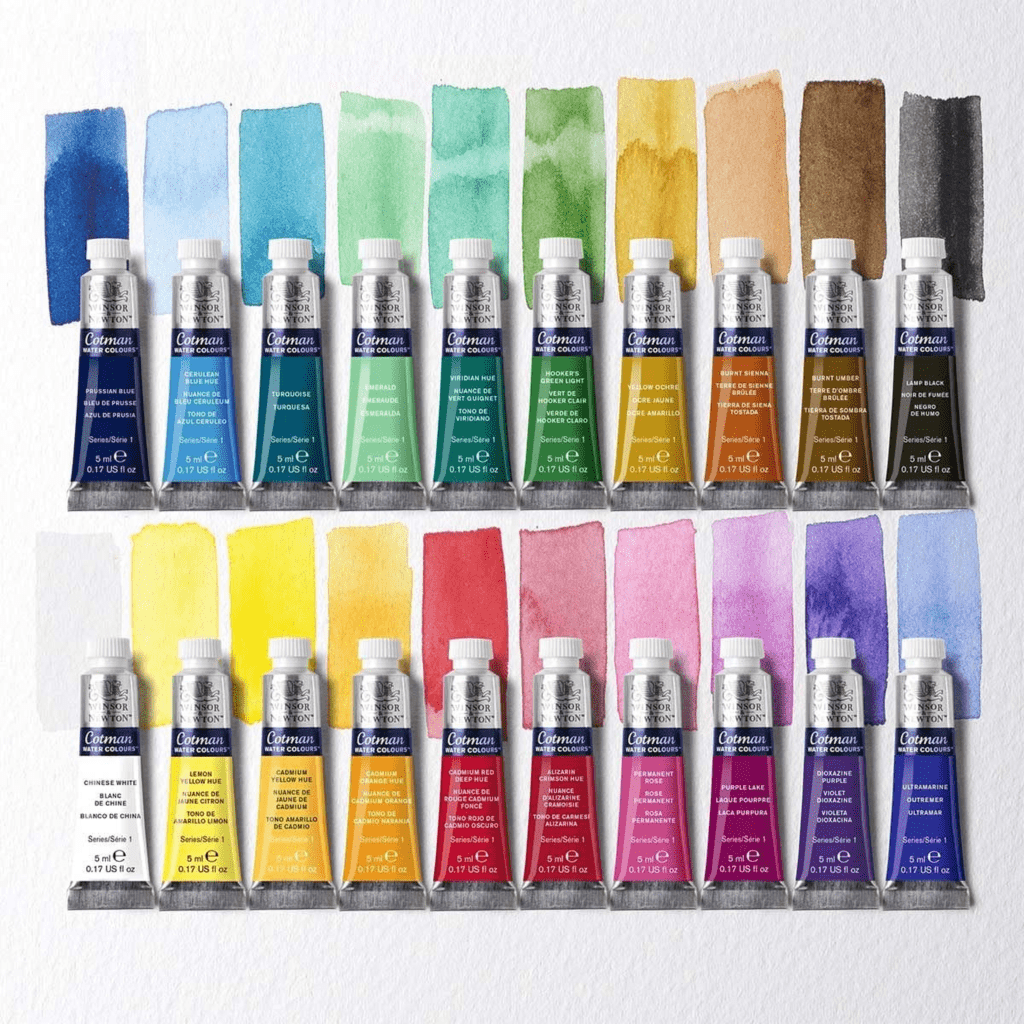 Winsor and Newton Cotman Watercolor Paint Set 20 Colors