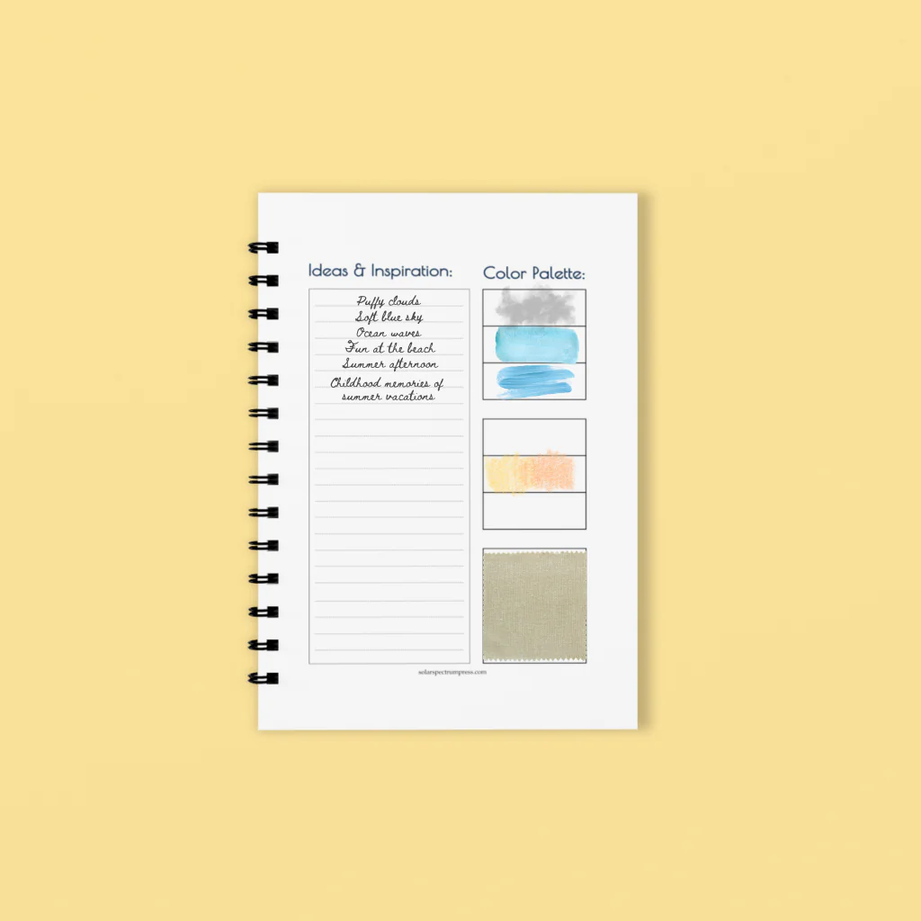 Art journal color palette