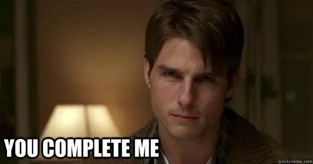 You Complete Me scene from Jerry Maguire